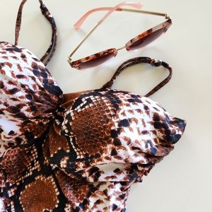 Snake Print Swimsuit